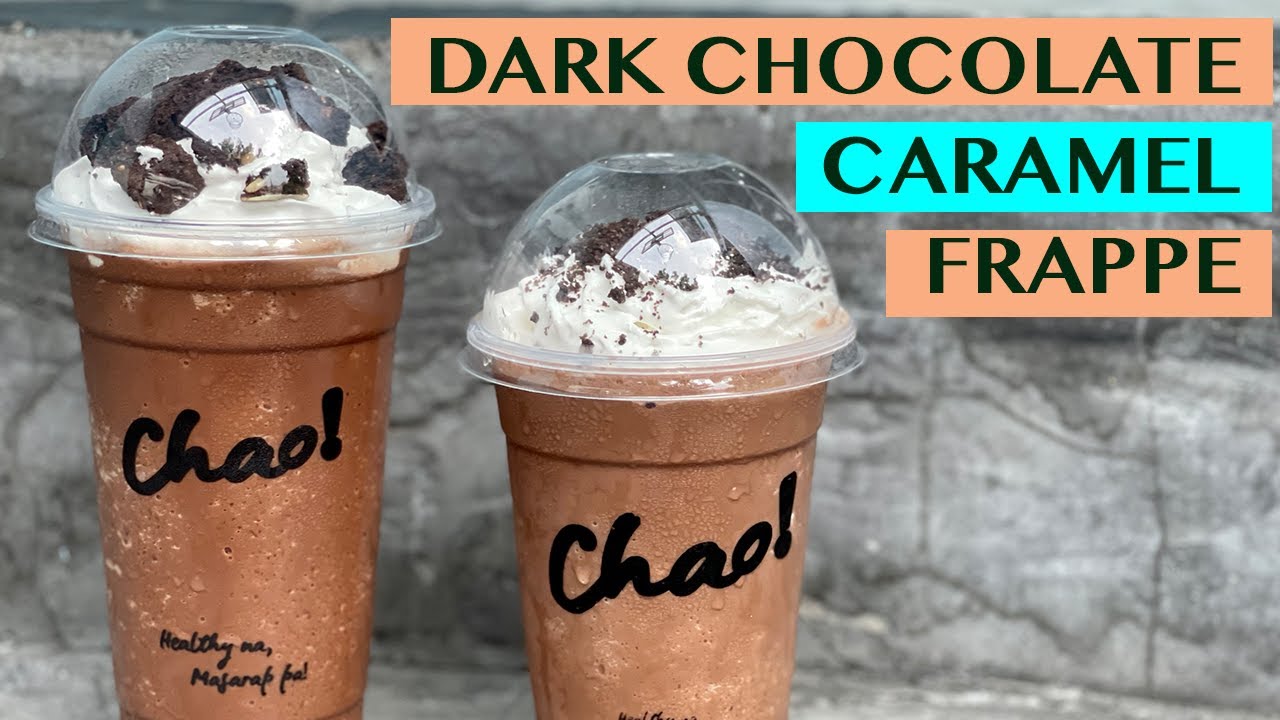 HOW TO MAKE DARK CHOCOLATE CARAMEL FRAPPE: - BUDGET-FRIENDLY: RECIPES FOR 16OZ & 22OZ