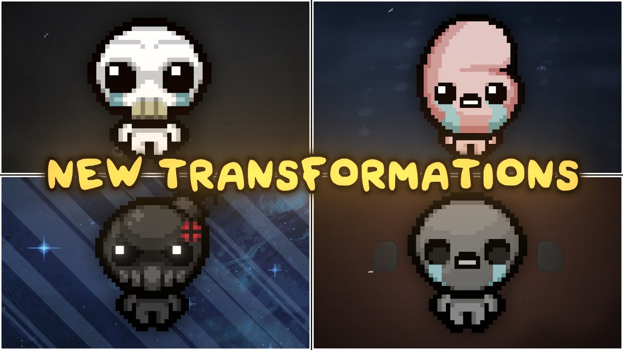 These 5 NEW TRANSFORMATIONS (Mod) Should BE in The Binding of Isaac Repentance!!