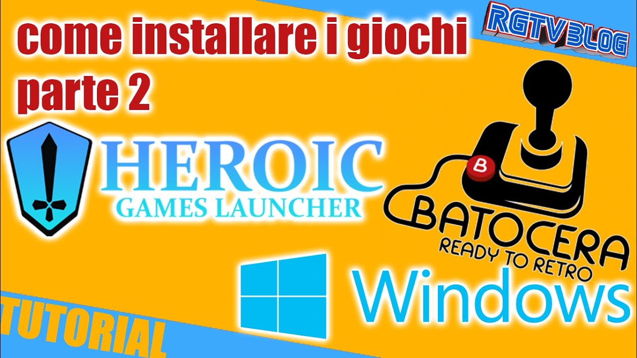 Batocera giochi windows parte 2 heroic game launcher