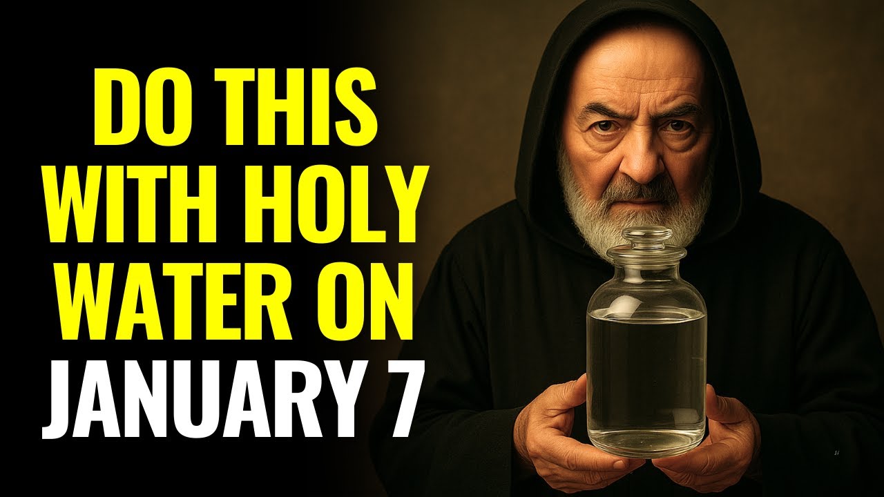 DO THIS WITH HOLY WATER IN THE FIRST 7 DAYS OF THE YEAR — PADRE PIO REVEALS WHY