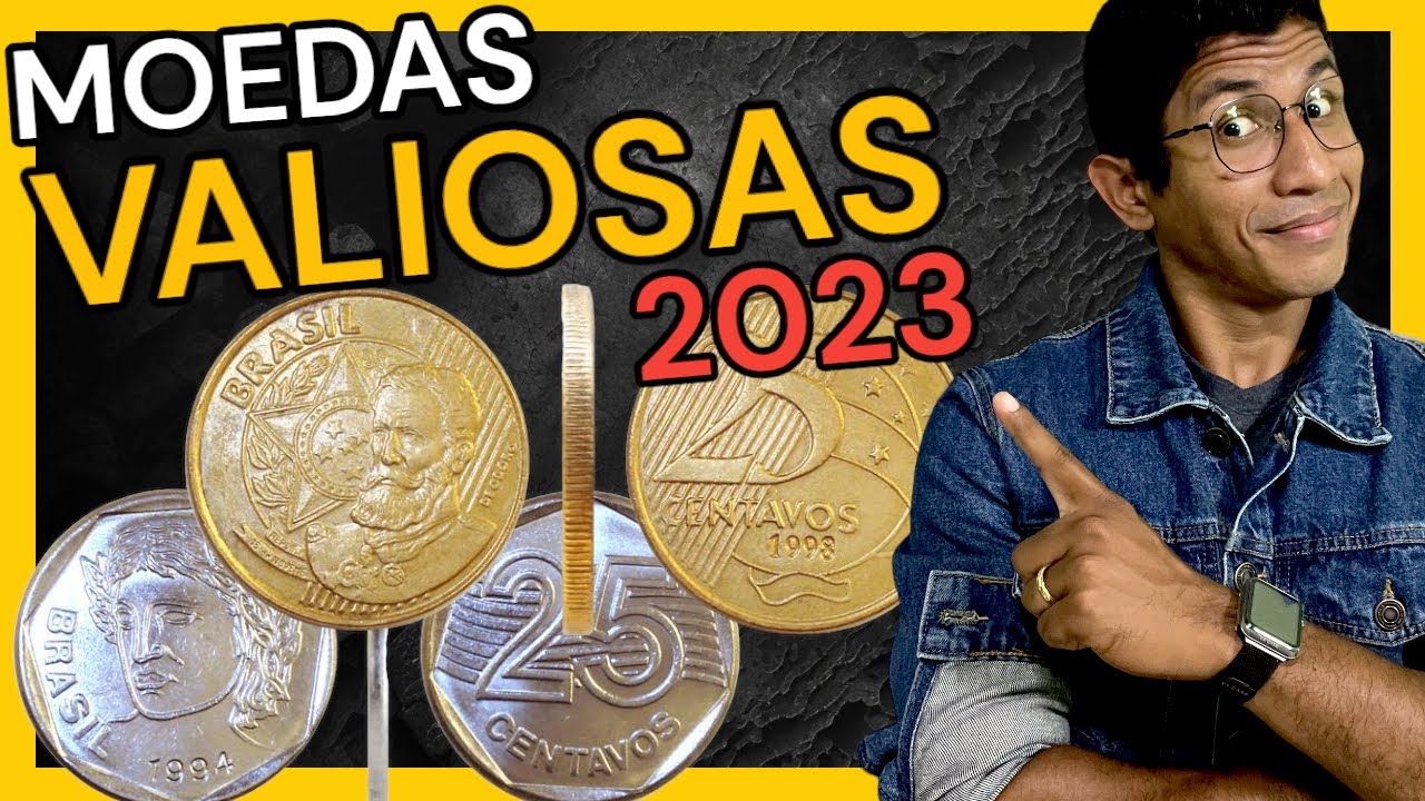 Moedas de 25 centavos MAIS VALIOSAS - valores 2023 [ATUALIZADO] #numismatics #coleccion