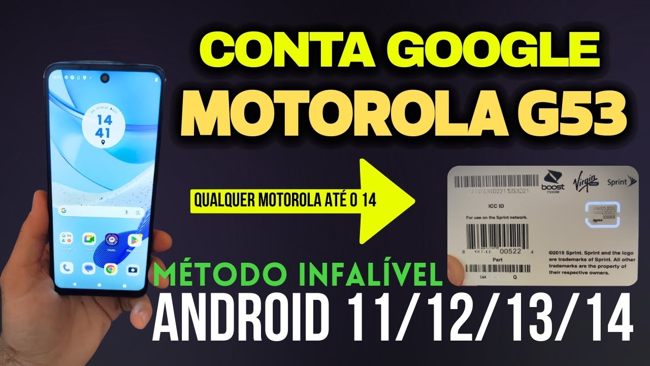 APRENDA DESBLOQUEAR MOTO G53 E QUALQUER MOTOROLA ANDROID 11/12/13/14