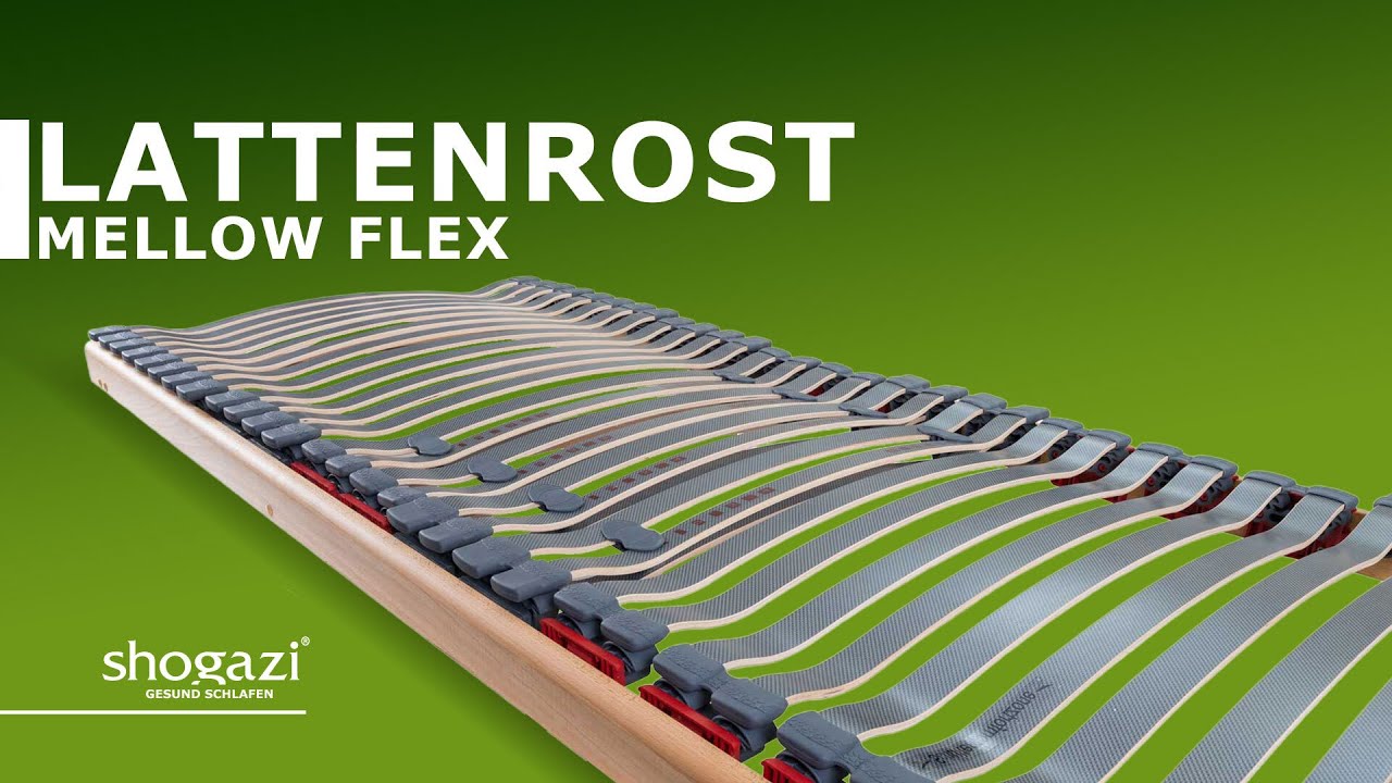 Lattenrost Unterfederungssystem MELLOW FLEX von shogazi® - Made in Germany
