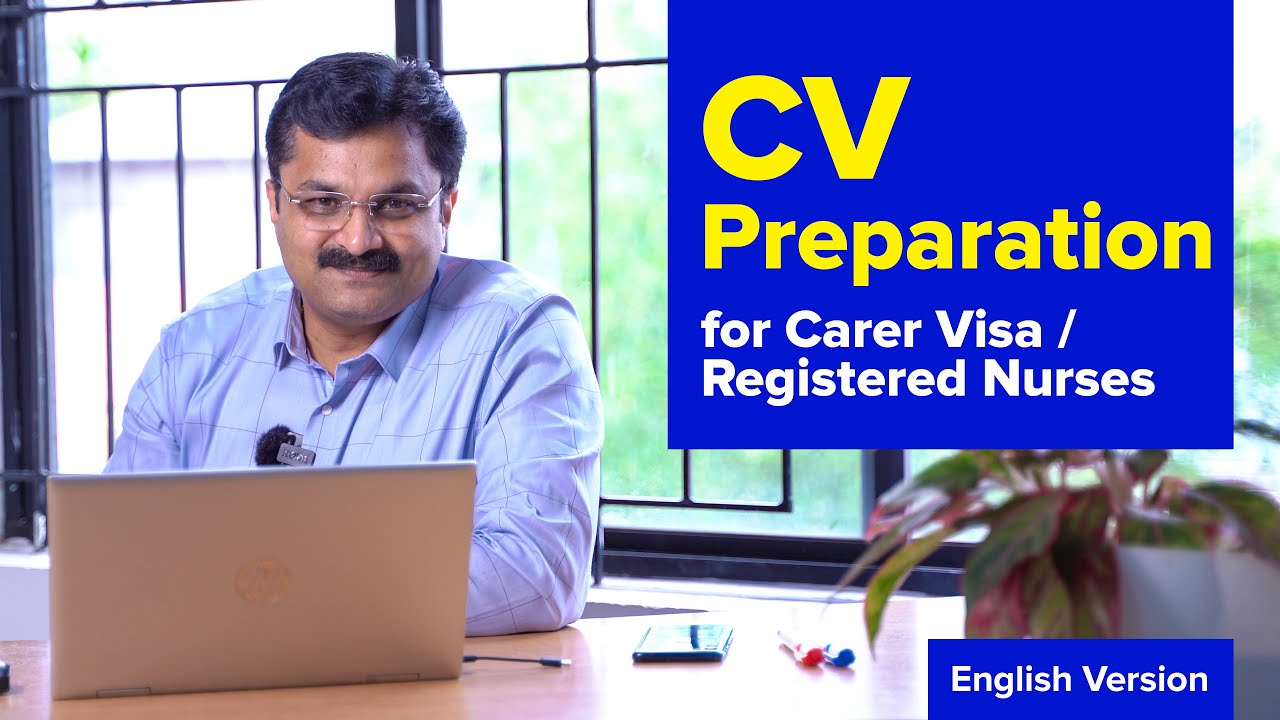 CV for Carer Visa / Registered Nurses | English | @globalnursingcareers