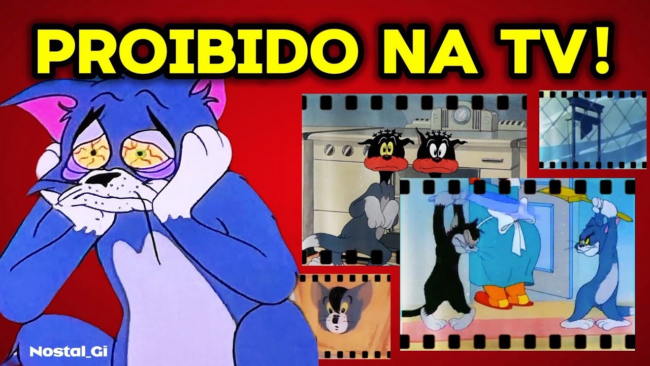 TODAS AS CENAS ALTERADAS E CENSURADAS DE TOM E JERRY