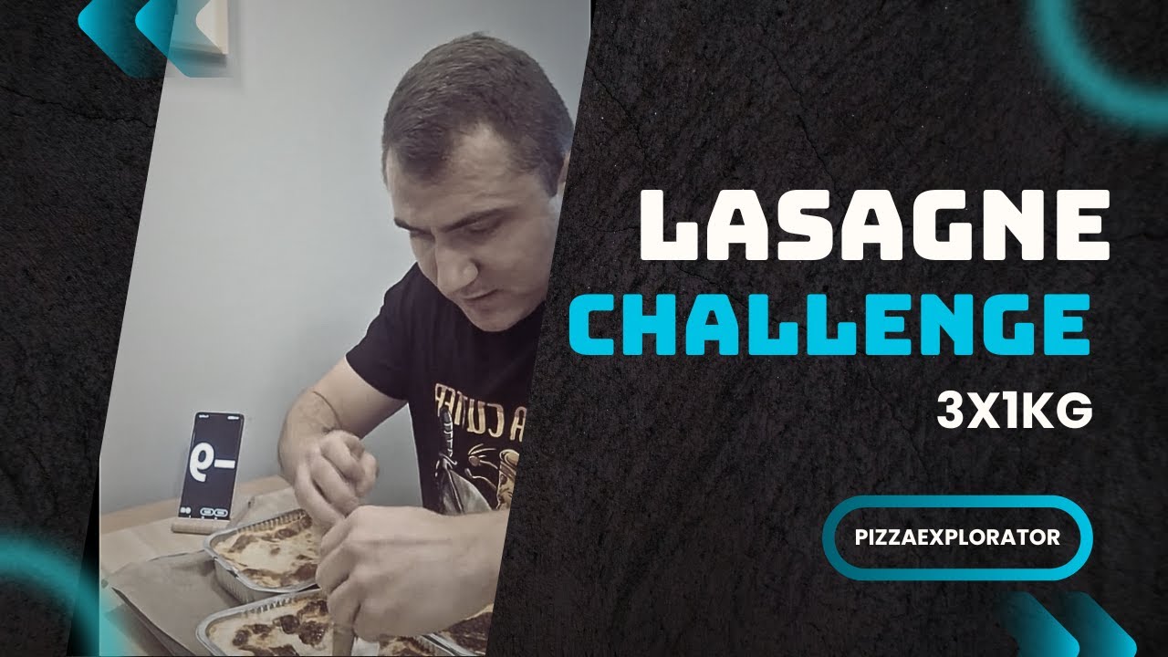 Lazania z biedronki 3kg | Wyzwanie jedzeniowe | FoodChallenge