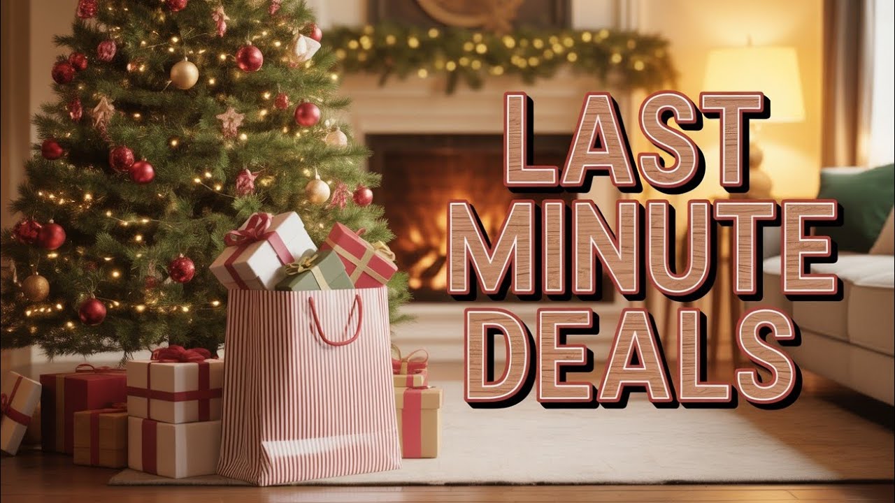 Sista minuten julklappar shopping