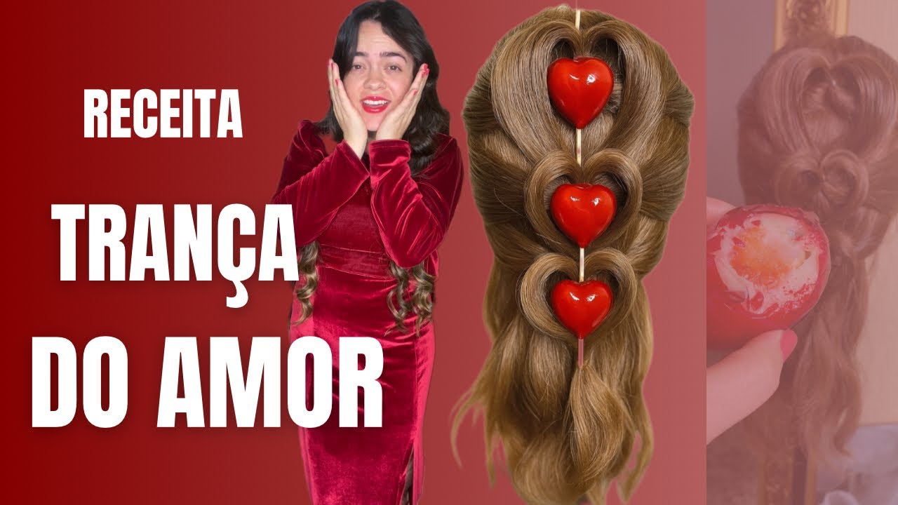 Penteado trança do amor simples e fácil 