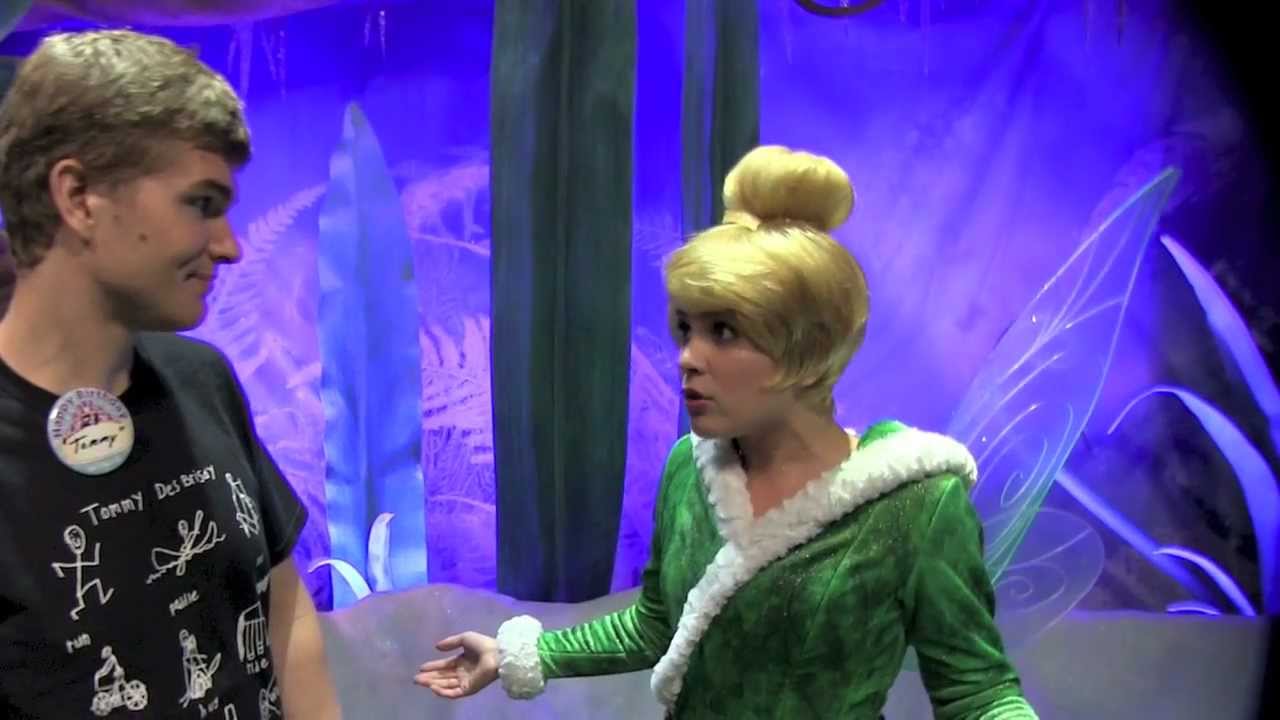 Tinkerbell gives Tommy a kiss- Rosetta and Tinkerbell Part 2