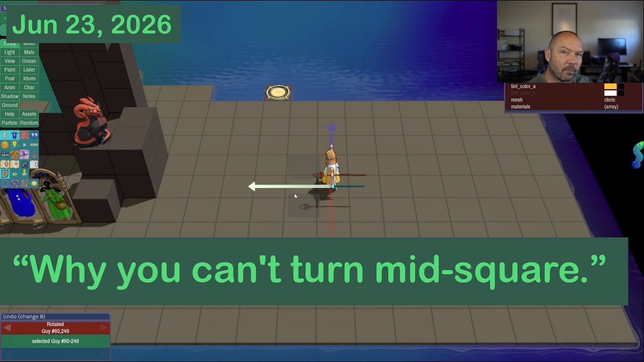 Jonathan Blow on how movement works in his new game