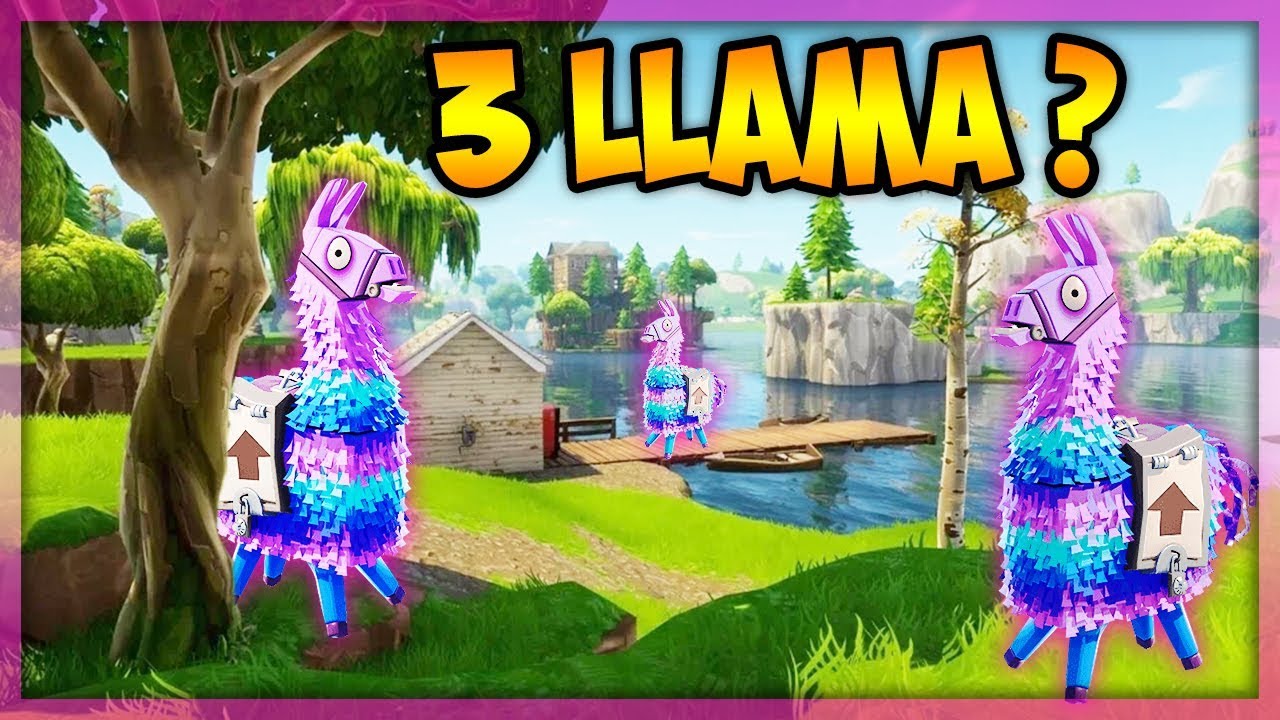 3 llamas ??? - Fortnite