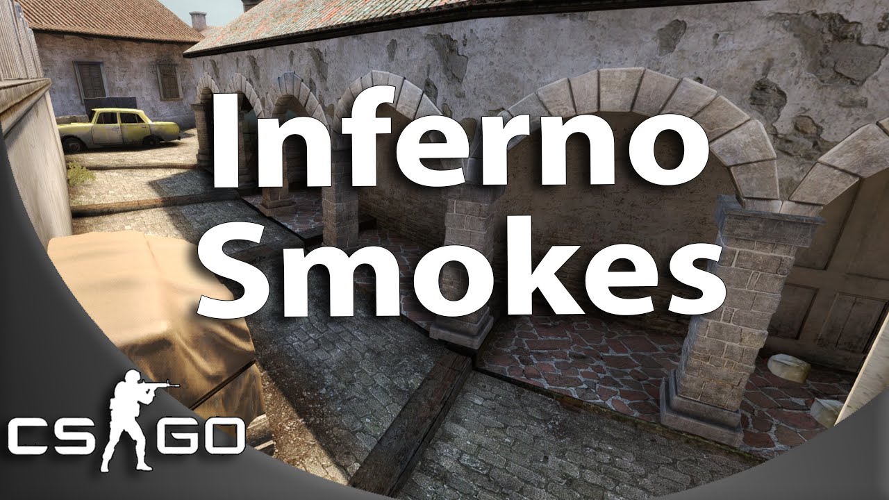 de_inferno - 11 terrorist side smokes