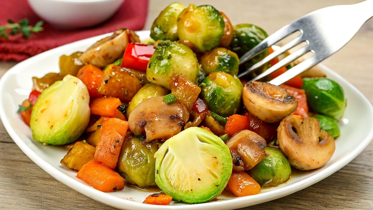Rosenkohl wurde noch nie so köstlich zubereitet! Geheimrezept aus Restaurants!