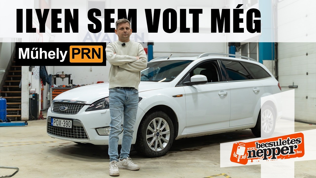A forgatás előtt ázott rommá a belseje... – Ford Mondeo 2,0 TDCi – 2010 –MűhelyPRN 345.