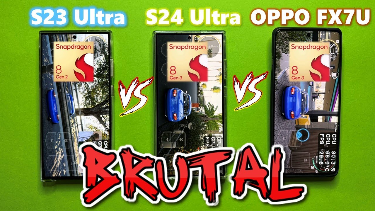 The Brutal Performance Test: Galaxy S23 Ultra vs S24 Ultra vs OPPO Find X7 Ultra (8gen3 vs 8Gen2)