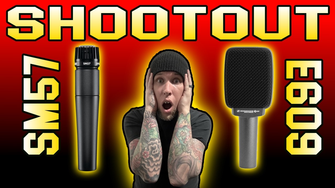 SHURE SM57 против SENNHEISER E609 — МИКРОФОННЫЙ АНАЛИЗ — ВЫСОКИЙ КОЭФФИЦИЕНТ УСИЛЕНИЯ