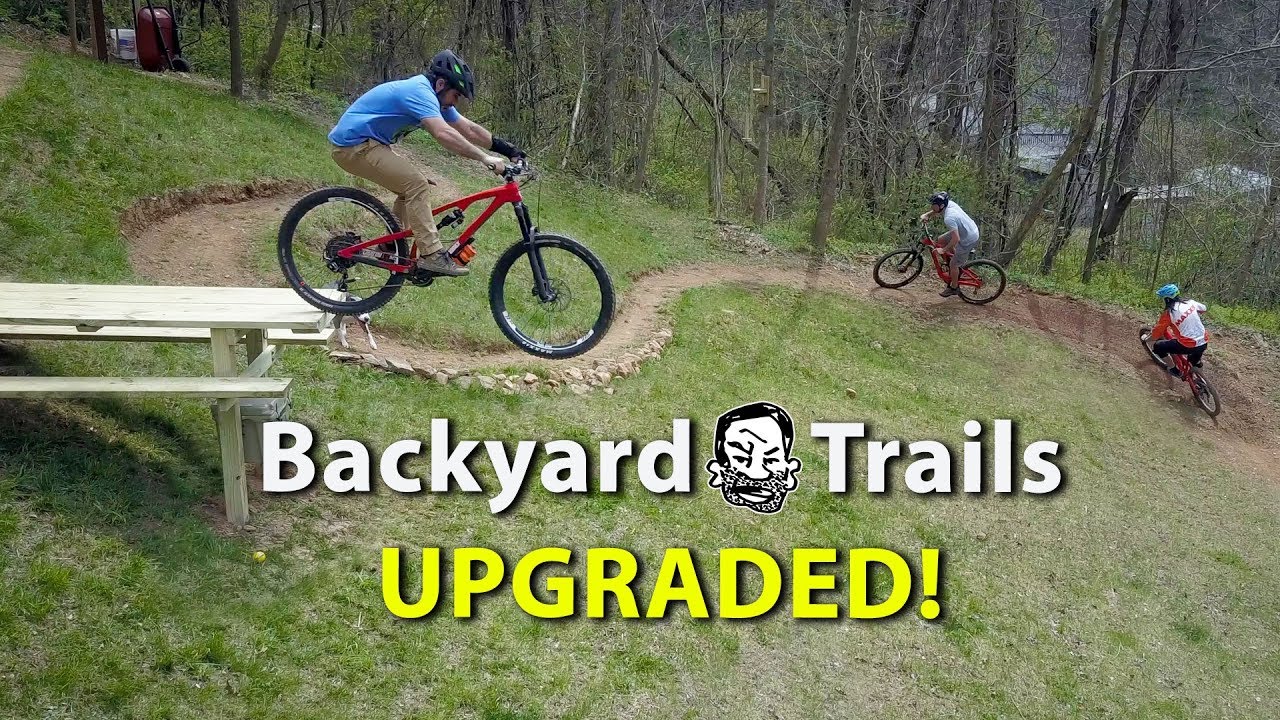 Трассы для горного велосипеда на заднем дворе с «Sicknic Table» — обновления Berm Creek