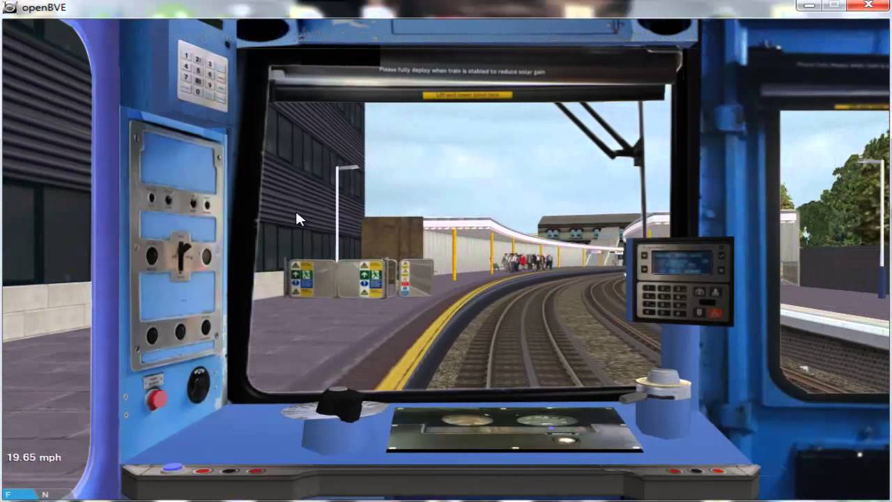 Openbve Hammersmith and City Line C stock Hammersmith To Kings Cross St Pancras