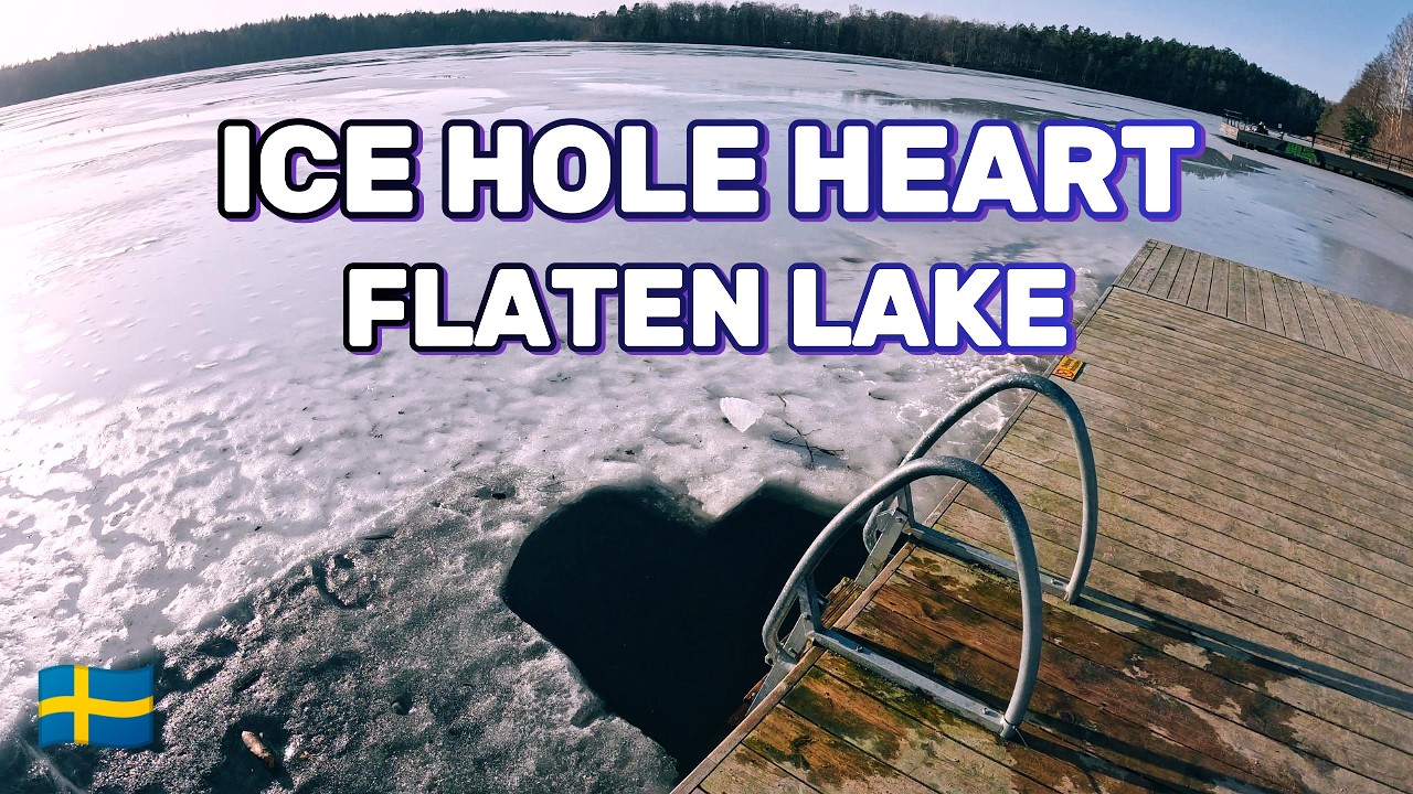ICE BATH in Stockholm 🇸🇪 HEART Ice Hole at Stora Flatenbadet