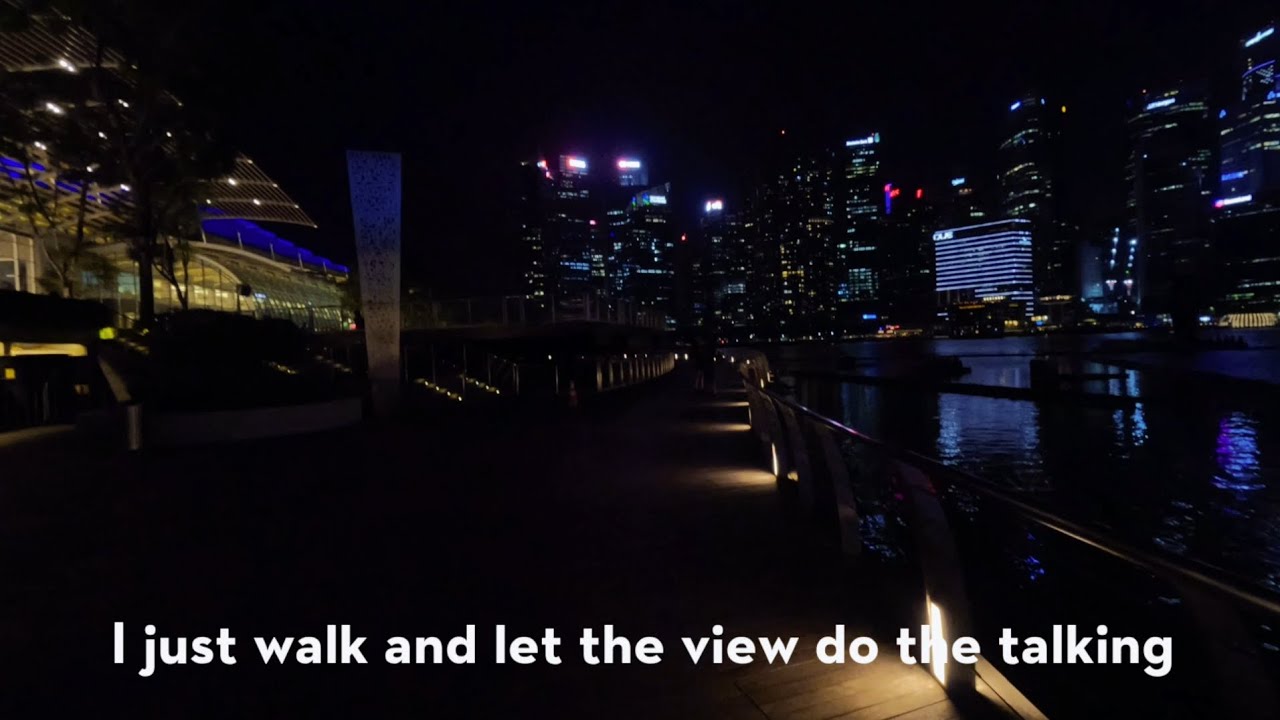Take U There | A Slow Walk at Marina Bay | No Plans Just Walking | 金沙滨海湾漫无目的地的慢走 4K FHD 