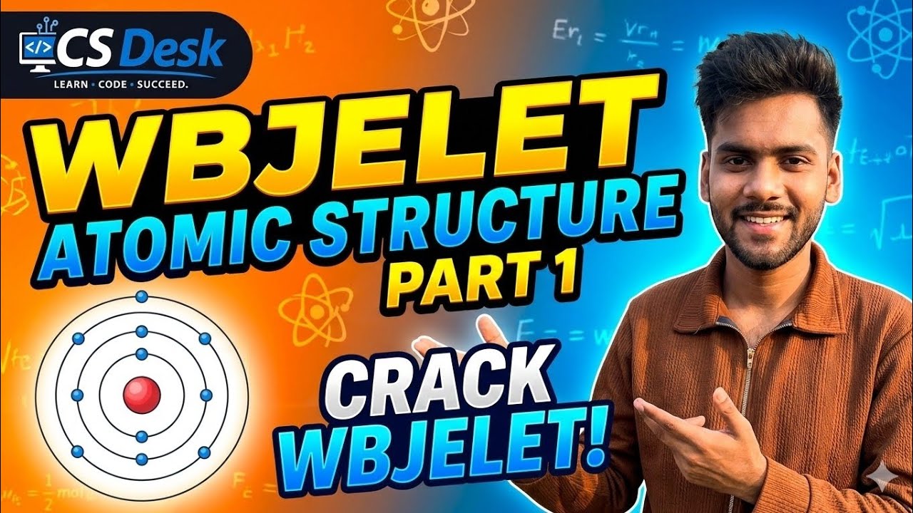 WBJELET 2026 Chemistry | Atomic Structure Questions Practice 🔥 Most Important Problems + Tricks