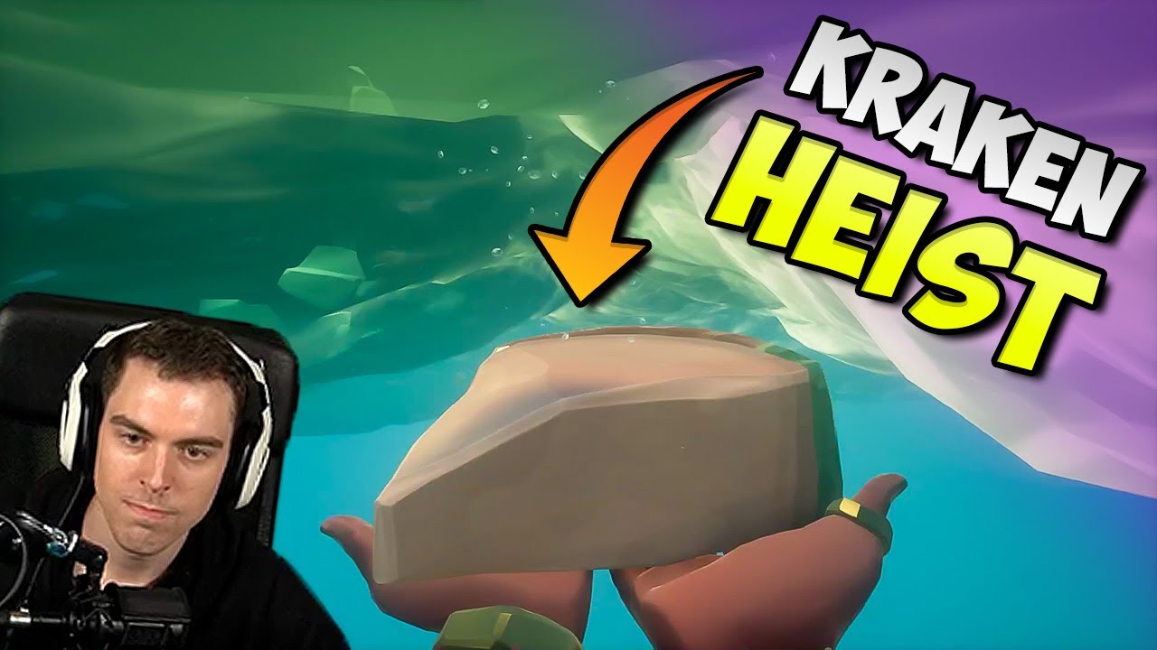 ACTING LIKE A BOT stealing KRAKEN MEAT during an event 😂 (Sea of Thieves)