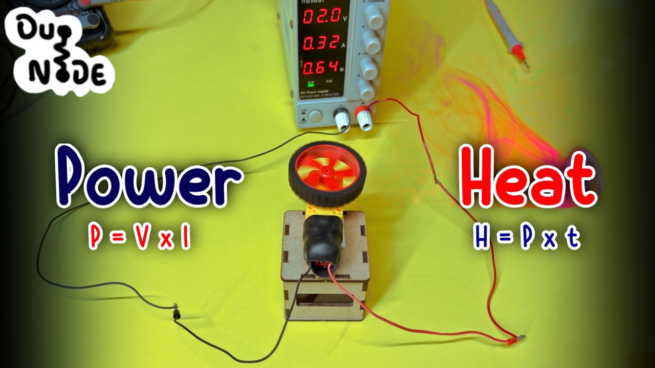 Measure power and heat in circuit