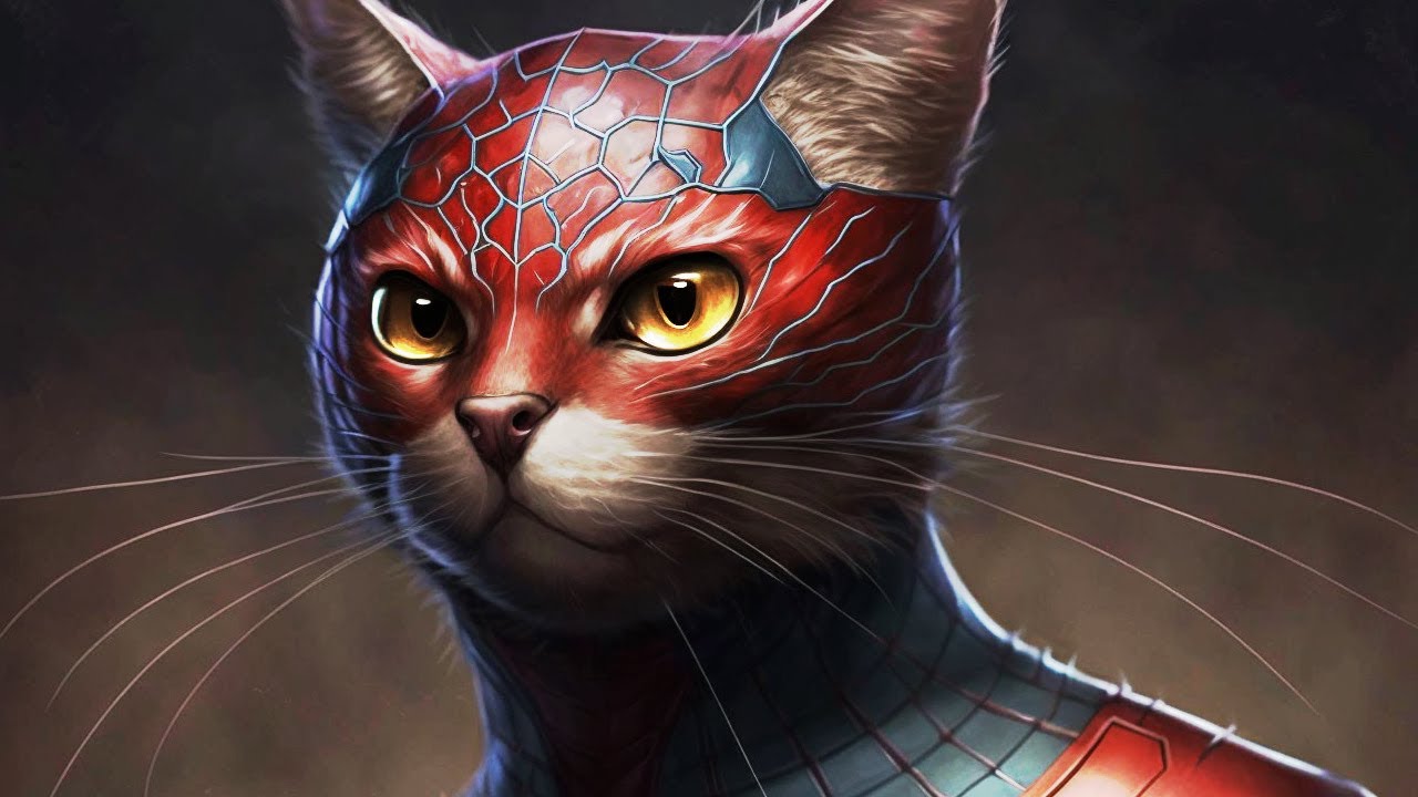 Imagine Marvel / DC Superheroes as cats
