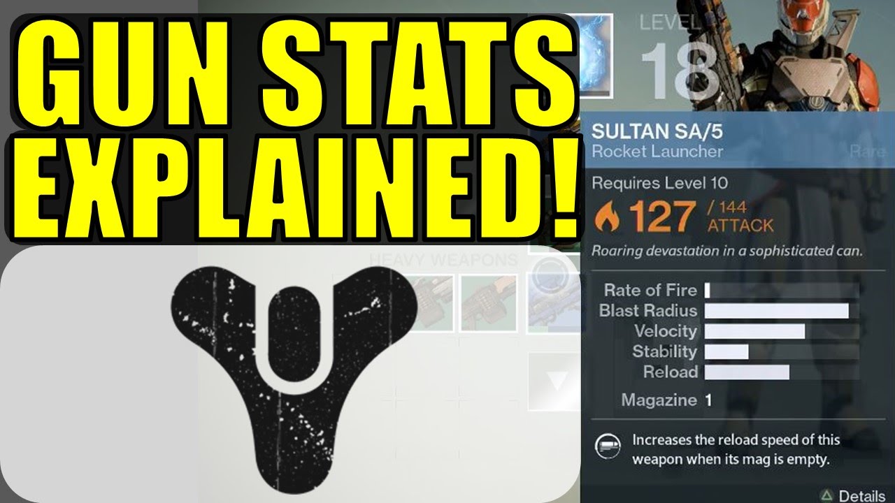 Destiny Weapon Stats Explained! (Attack is NOT Damage!)