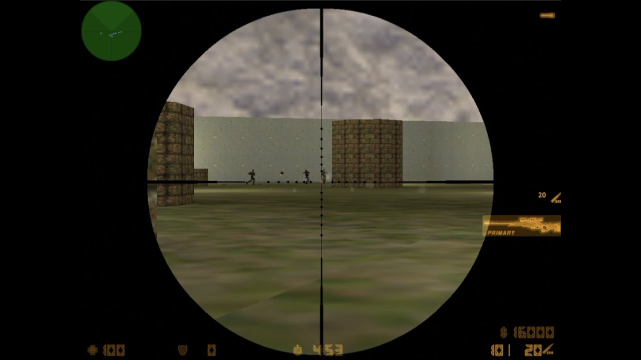 Counter-Strike 1.5 Gameplay (awp_map)