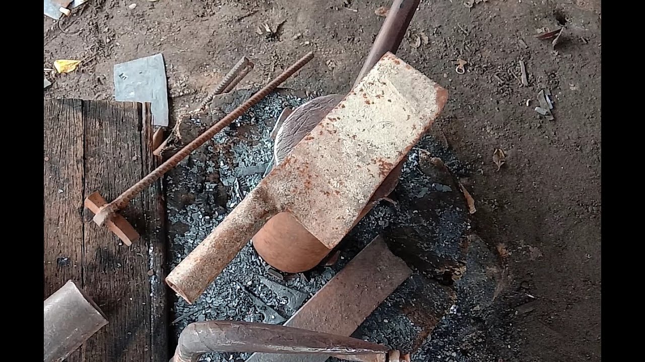 Restoration - Antique Handmade Rusty Cleaver - Creative Daily Works