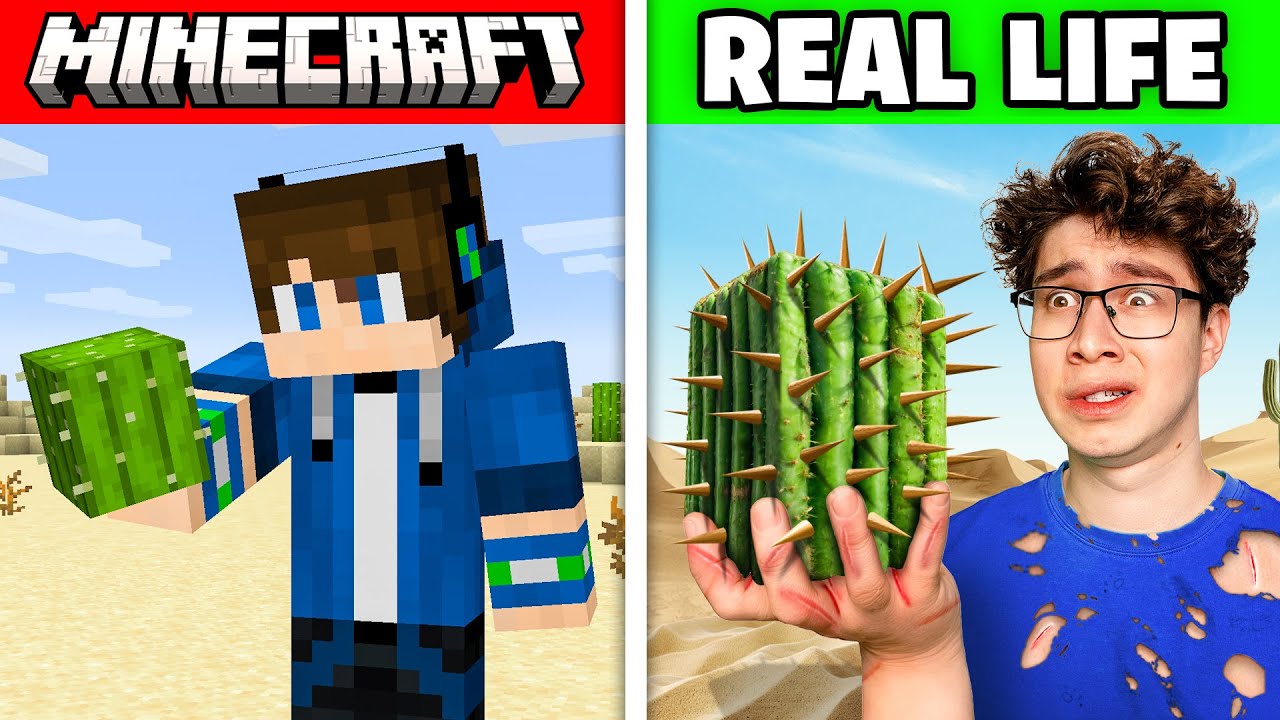 Minecraft, но я выживаю в РЕАЛЬНОЙ пустыне