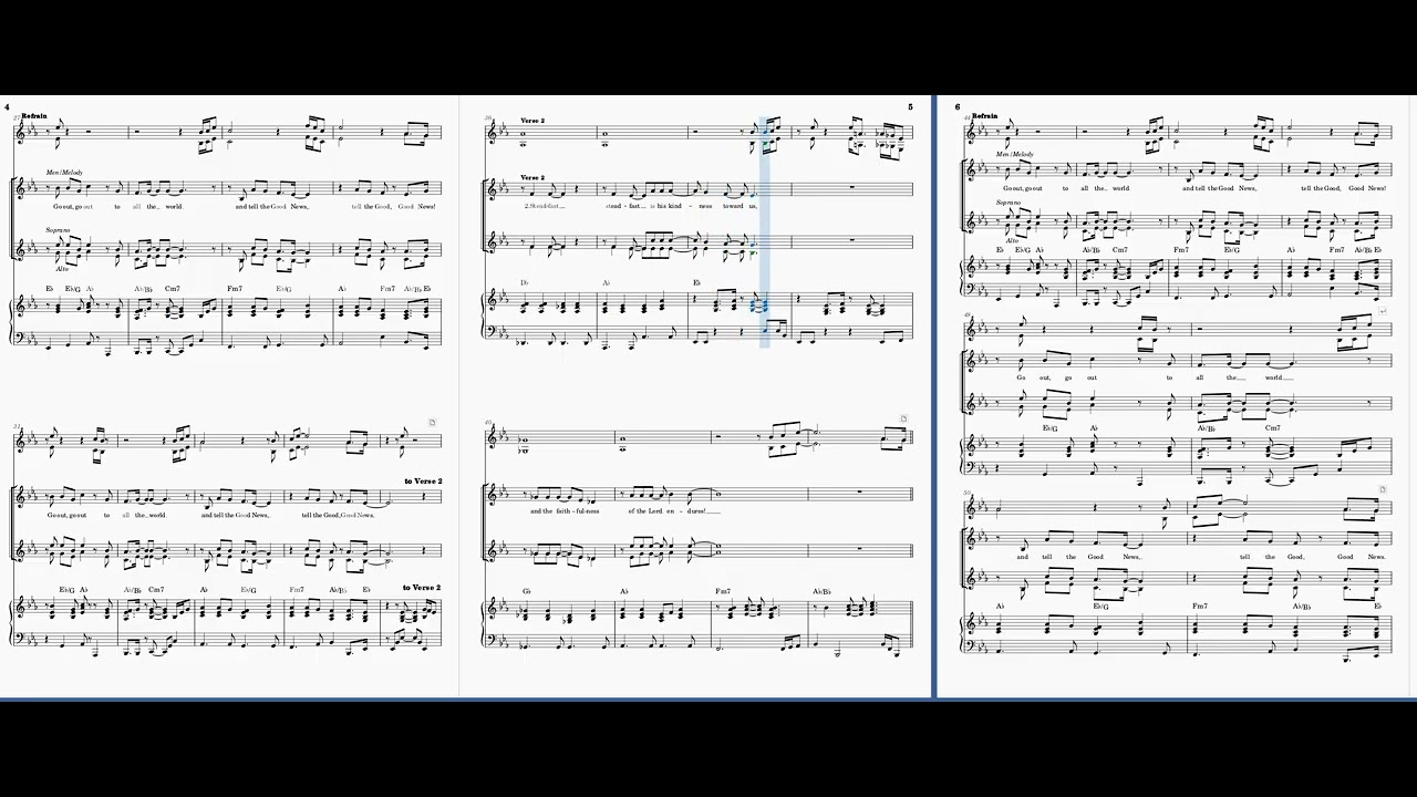 Go Out Go Out Recording - C Instrument
