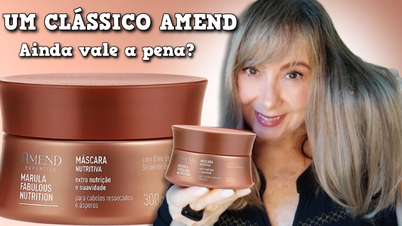 🧡AMEND MARULA MÁSCARA  de  Nutrição das boas low poo