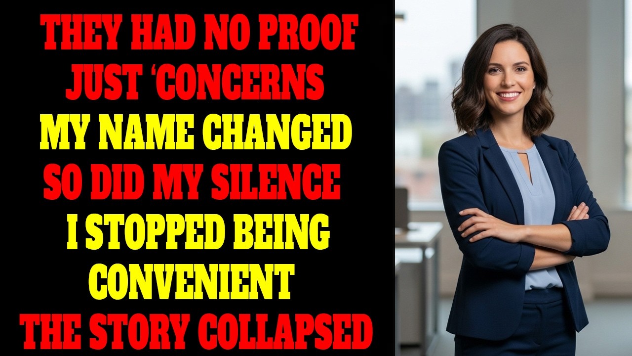They Accused Me Without Proof — So I Stopped Being Convenient
