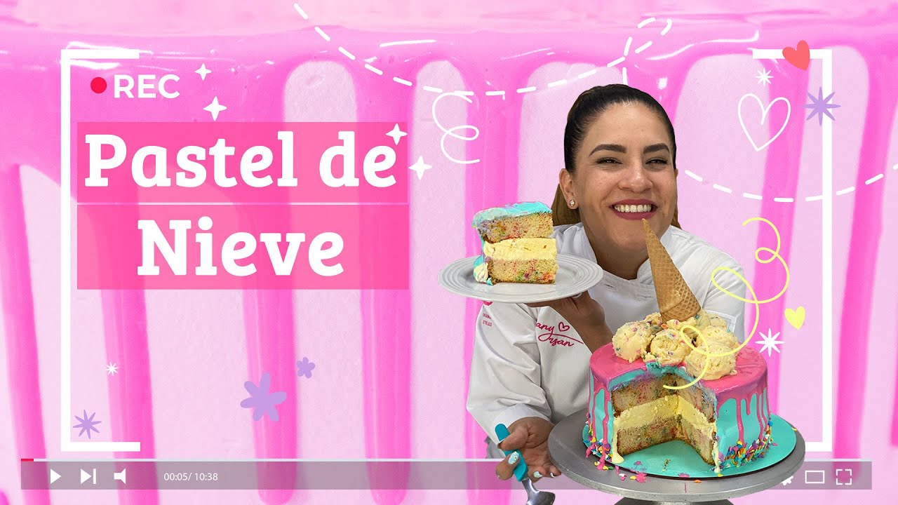 CÓMO HACER PASTEL DE NIEVE | PASTEL DEL DÍA DEL NIÑO 🎂✨