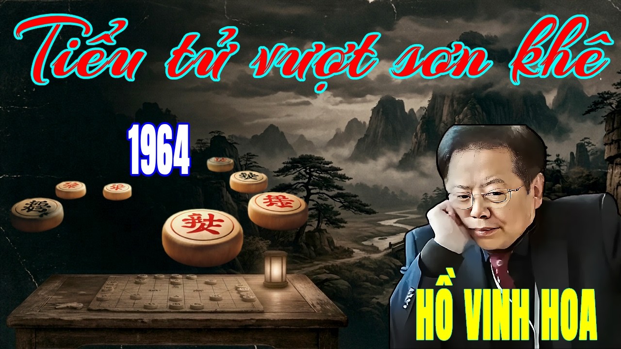 Bỏ pháo đi tốt chốt hạ đấu xe | Hồ Vinh Hoa vs Lưu Kiến Thanh | Giải VĐ cờ tướng Trung Quốc 1964.