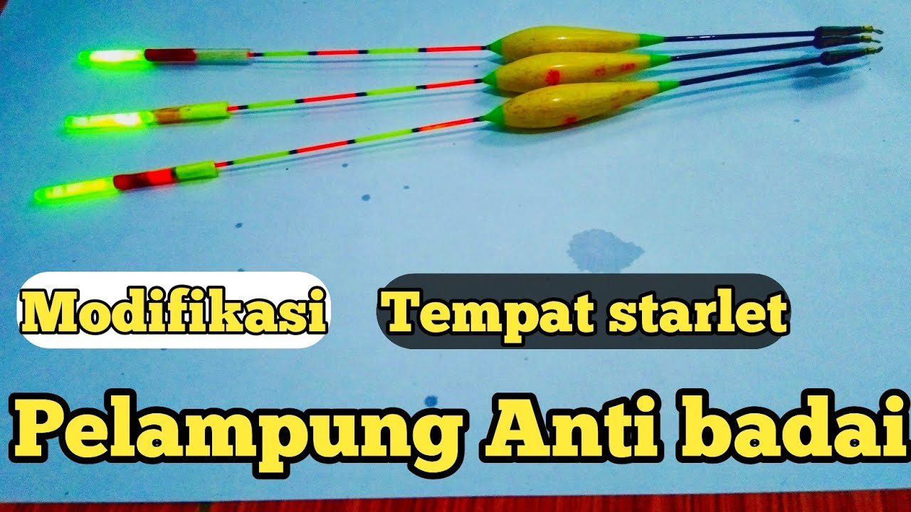 Modif pelampung anti badai - jadi pelampung siang malam
