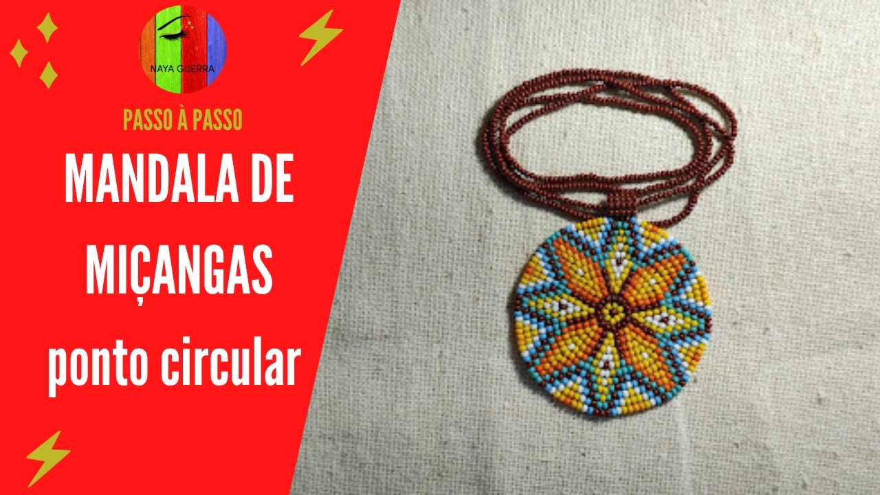 NAYA GUERRA - Colar de Miçanga Circular - passo a passo.