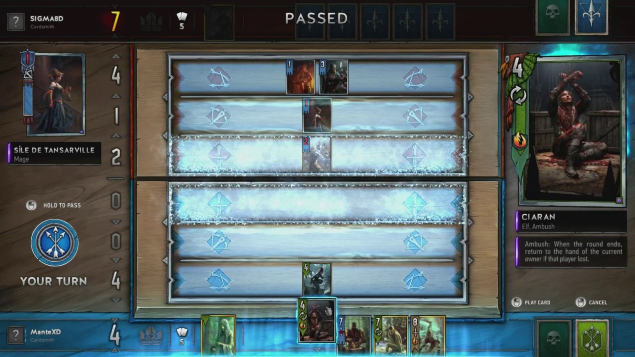 Competitive GWENT: The Passiflora Championship - Mante vs Sigma G2