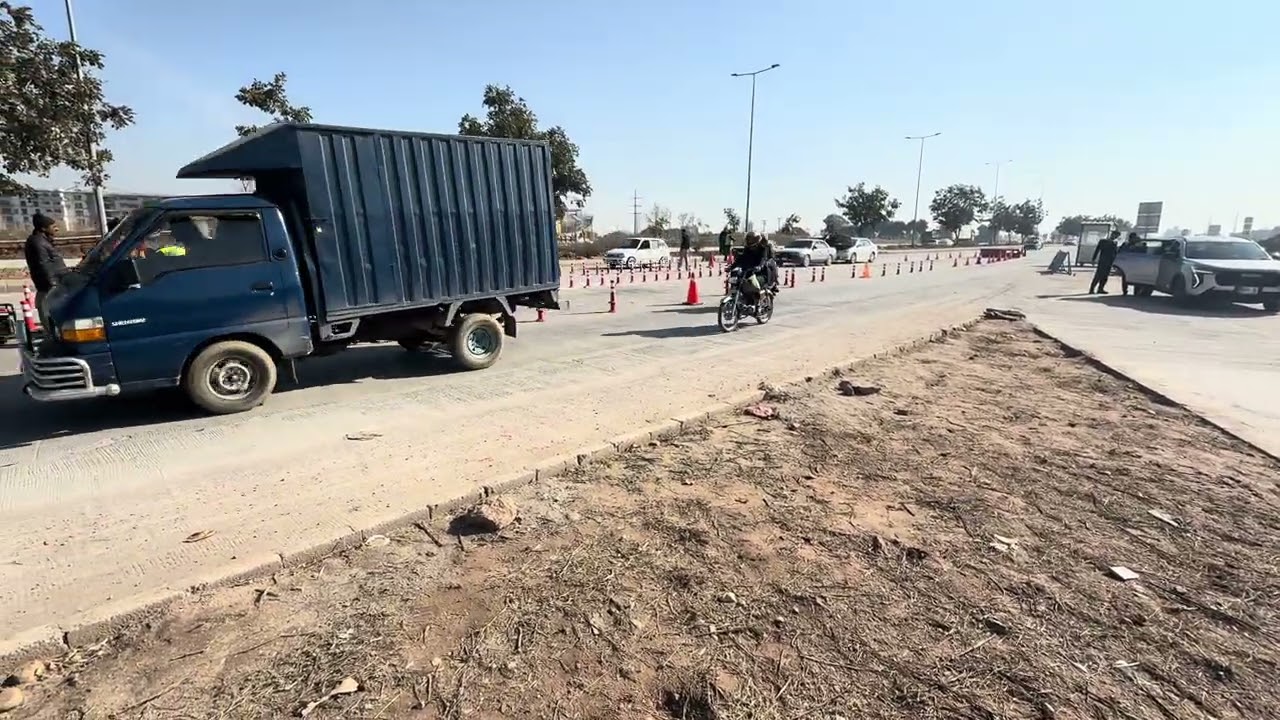 Vehicles checking at Rawat Islamabad 