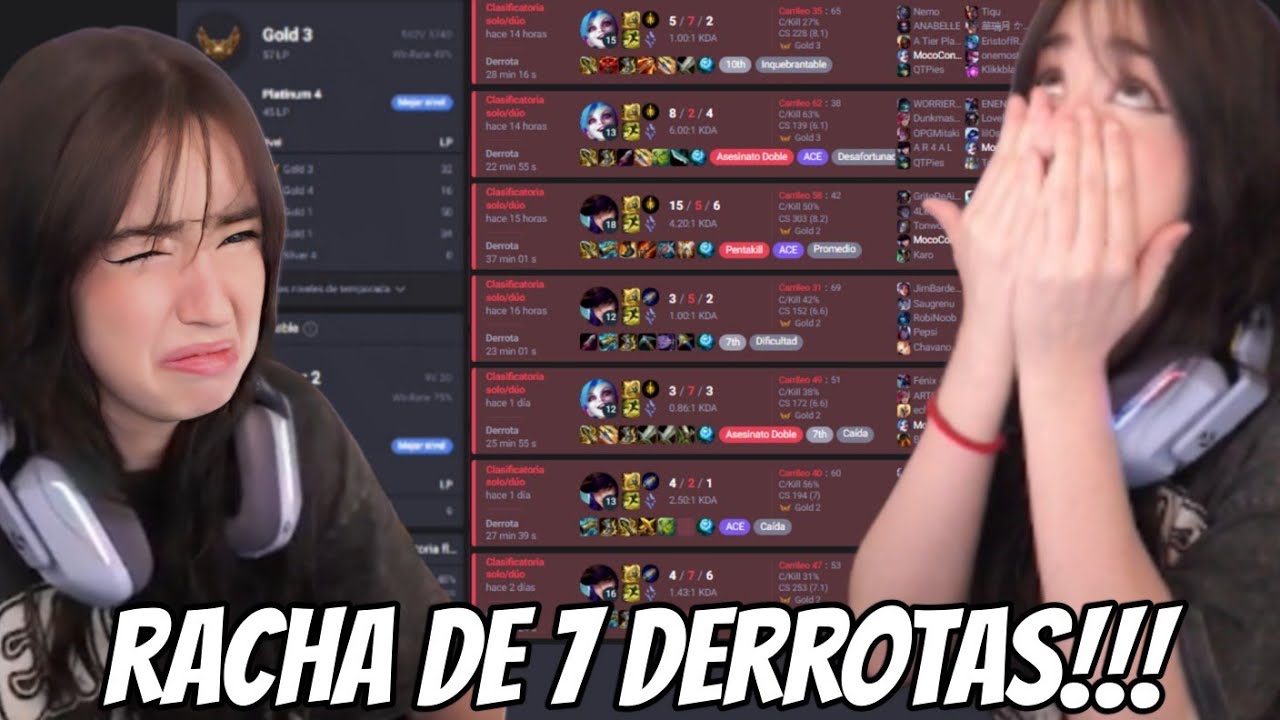NISSA DESCIENDE A LA LOCURA LUEGO DE PERDER 7 GAMES SEGUIDOS!! | Nissaxter