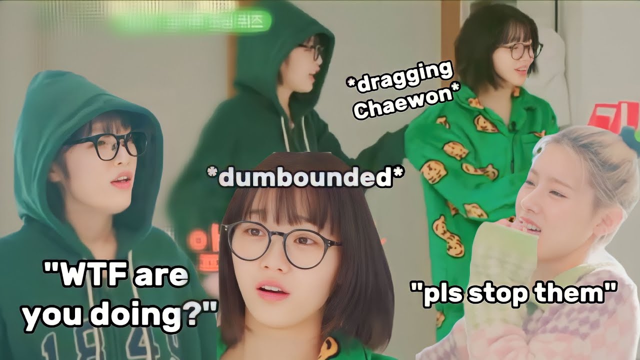 Hyemileeyechaepa can't handle Chaewon and Yena bickering