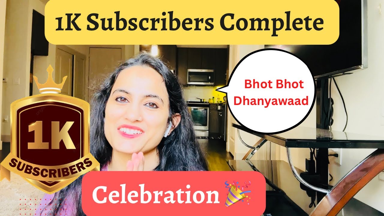 Finally 1K Subscribers Complete | 1K Celebration Vlog 🎊🎉