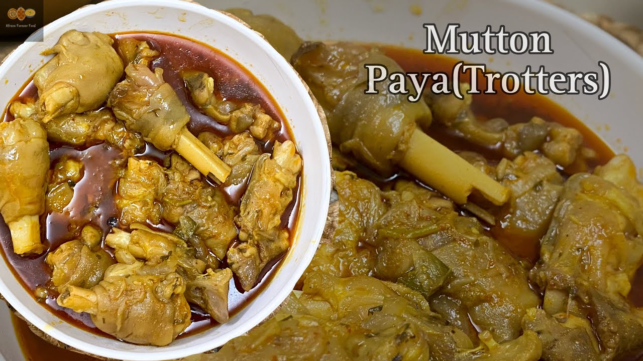 Mutton Paya Recipe | Mutton Trotters Recipe | How To Make Mutton Paya #payarecipe