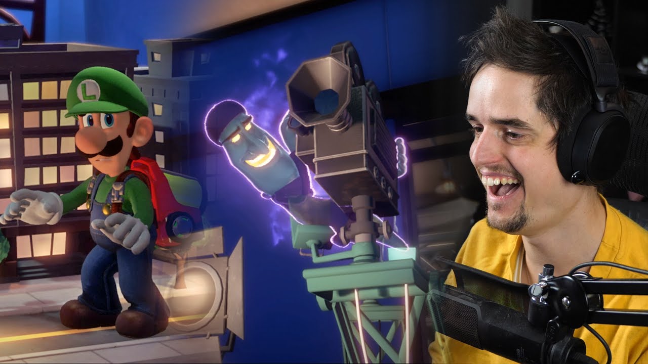 Luigi speelt in zijn eigen film in Luigi's Mansion 3 #4