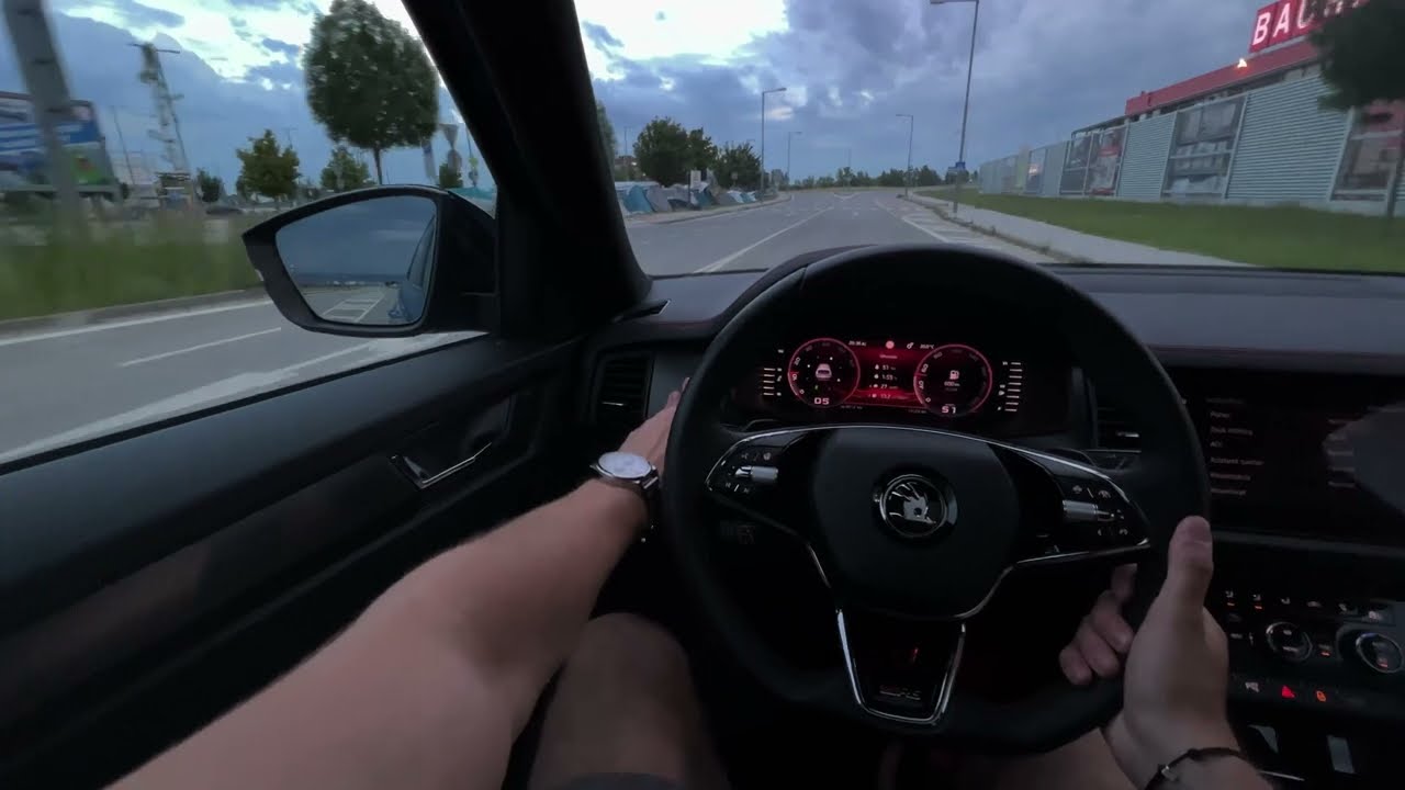 Skoda Kodiaq RS 2.0 TSI | Exhaust Sound | POV Drive #33