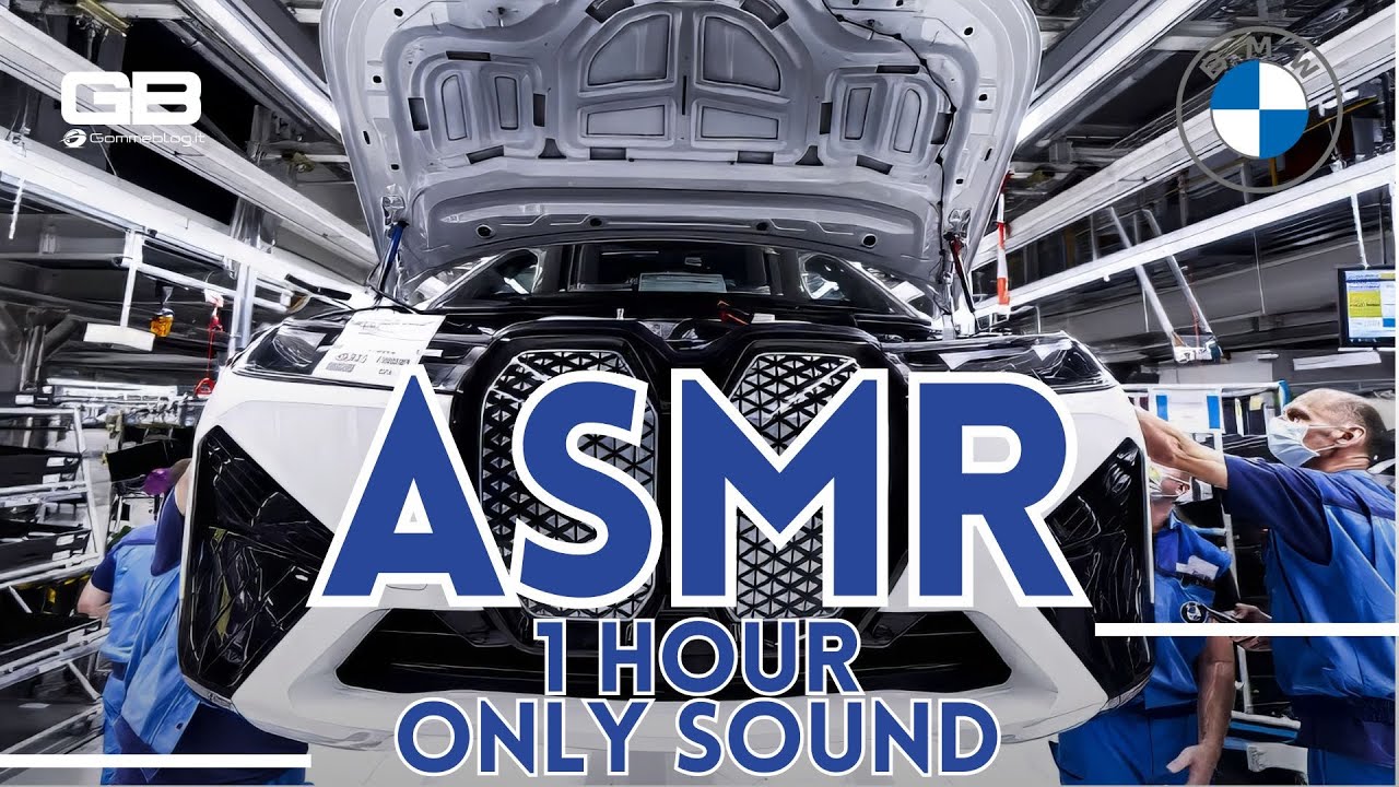 1 час индустриального ASMR: звуки производства мегазавода BMW (без музыки)