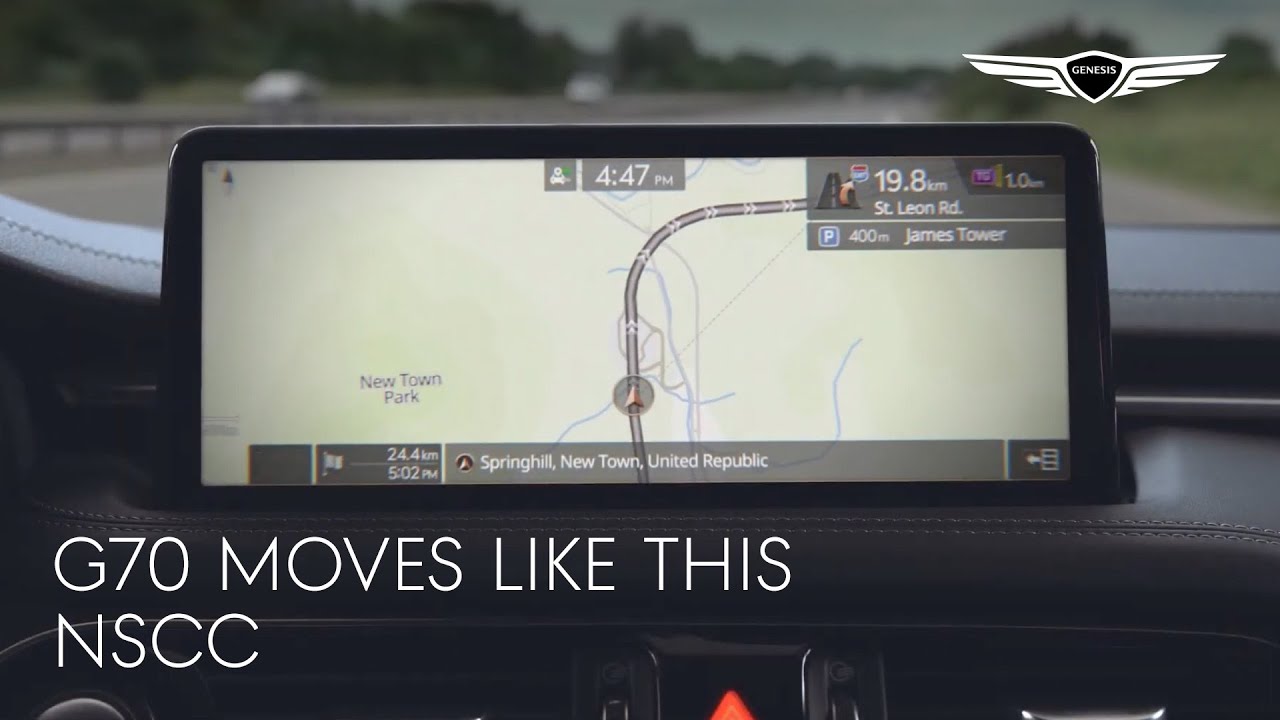 G70 | Moves Like This - Navigation-Based Smart Cruise Control | Genesis
