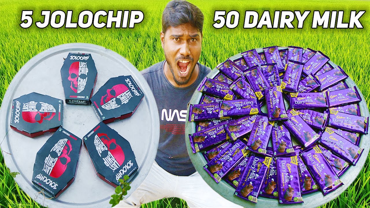 5 JOLOCHIP VS 50 DAIRY MILK, Which Will Win?